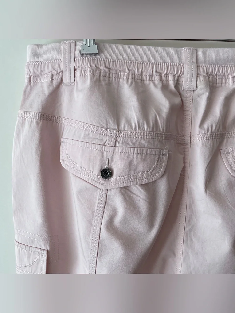 Style & Co. Light Pink Shorts Cotton Midrise Comfort Waist Size 18W